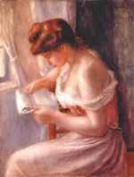 A girl reading 1891